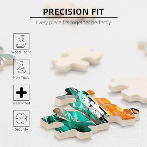 WSRXDMSN Anime Jigsaw Puzzles for Adults 1000 Pieces Wooden Collage Puzzle 29.5x20 in (1)