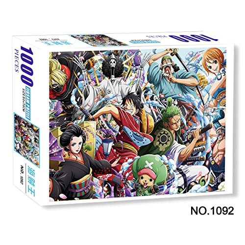 Anime Jigsaw Puzzle 1000 Piece Art for Teens Adults and Families Challenging Color Scale Brain Intelligence Games Gifts