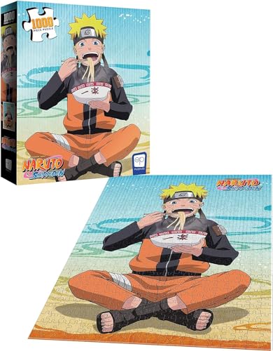 USAOPOLY Naruto Ramen Time 1000 Piece Jigsaw Puzzle | Officially Licensed Naruto Merchandise | Collectible Puzzle Featuring Naruto Uzumaki from The Anime Show and Manga
