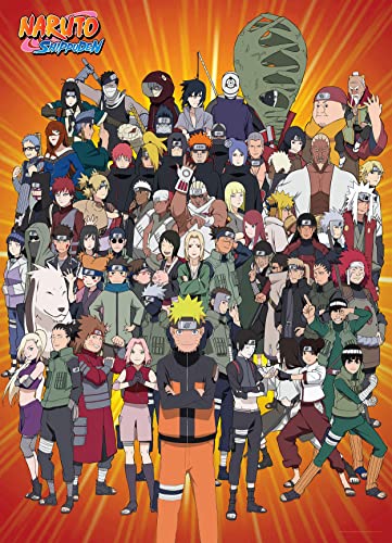 Naruto “Never Forget Your Friends” 1000 Piece Jigsaw Puzzle | Collectible Puzzle Featuring Artwork of Naruto Uzumaki & Characters from The Anime Show | Officially-Licensed Naruto Merchandise