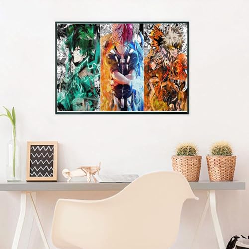 WSRXDMSN Anime Jigsaw Puzzles for Adults 1000 Pieces Wooden Collage Puzzle 29.5x20 in (1)