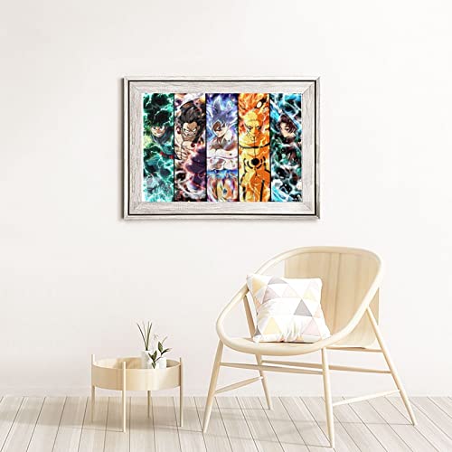 WSRXDMSN Anime Jigsaw Puzzles for Adults 1000 Pieces Wooden Collage Puzzle Art Teens 29.5x20 in (1)