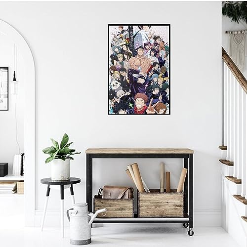 WSRXDMSN Anime Jigsaw Puzzles for Adults 1000 Pieces Wooden Collage Puzzle Art Teens 29.5x20 in …