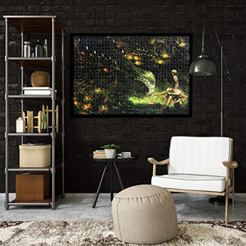 Ingooood- Jigsaw Puzzle 1000 Pieces- Fantasy Series- Anime Dragon_ IG-0443 Entertainment Wooden Puzzles Toys