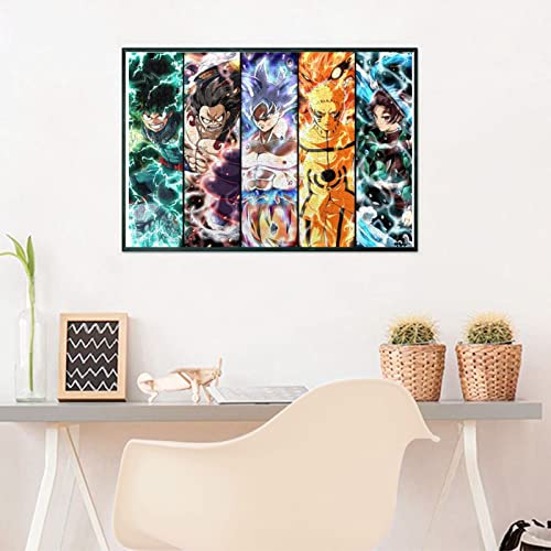 WSRXDMSN Anime Jigsaw Puzzles for Adults 1000 Pieces Wooden Collage Puzzle Art Teens 29.5x20 in (1)