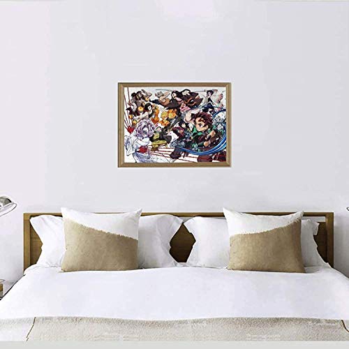 Demon Slayer Jigsaw Puzzle 1000 Piece Art for Teens Adults and Families Challenging Color Scale Brain Intelligence Games Gifts