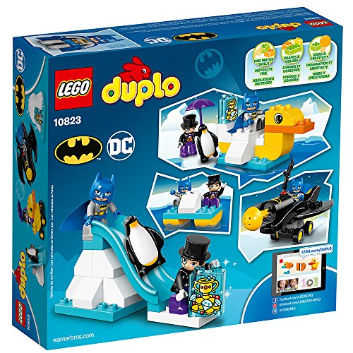 LEGO DUPLO DC Comics Super Heroes Batman Batwing Adventure 10823, Preschool, Pre-Kindergarten, Large Building Block Toys for Toddlers