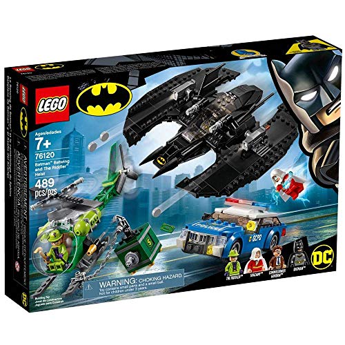 LEGO DC Batman: Batman Batwing and The Riddler Heist 76120 Building Kit (489 Pieces)