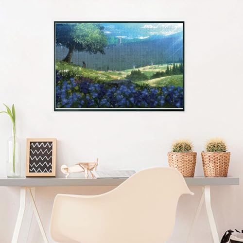 WSRXDMSN Anime Jigsaw Puzzles Adults 1000 Pieces Wooden Collage Puzzle 29.5x20 in (1)