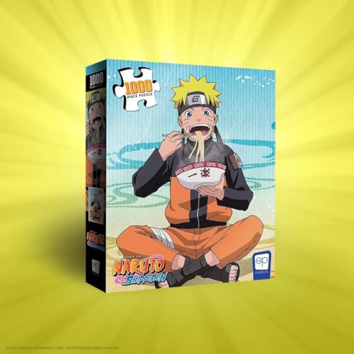USAOPOLY Naruto Ramen Time 1000 Piece Jigsaw Puzzle | Officially Licensed Naruto Merchandise | Collectible Puzzle Featuring Naruto Uzumaki from The Anime Show and Manga