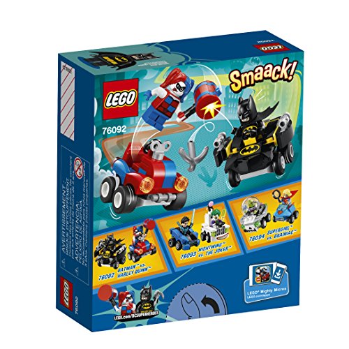 LEGO DC Super Heroes Mighty Micros: Batman vs. Harley Quinn 76092 Building Kit (86 Piece)