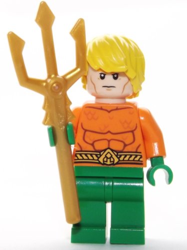 LEGO DC Comics Super Heroes Minfigure - Aquaman with Trident weapon