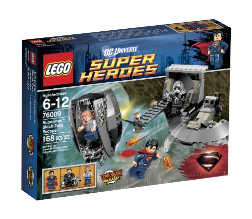 LEGO Superheroes Superman Black Zero Escape 76009 Interlocking Set