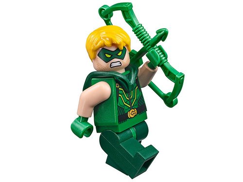 LEGO DC Comics Justice League Super Heroes Minifigure - Green Arrow with Bow