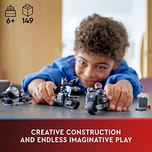 LEGO DC Batman: Batman & Selina Kyle Motorcycle Pursuit 76179 Building Kit; Cool Super-Hero Toy for Kids Aged 6+ (149 Pieces)