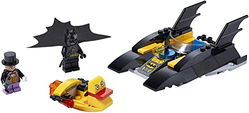 LEGO DC Batboat The Penguin Pursuit! 76158 Top Batman Building Toy for Kids, with Super-Hero Minifigures, 2 Boats, a Batarang and an Umbrella, Great Holiday or Birthday Gift (54 Pieces)