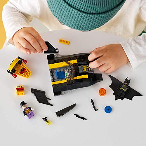 LEGO DC Batboat The Penguin Pursuit! 76158 Top Batman Building Toy for Kids, with Super-Hero Minifigures, 2 Boats, a Batarang and an Umbrella, Great Holiday or Birthday Gift (54 Pieces)