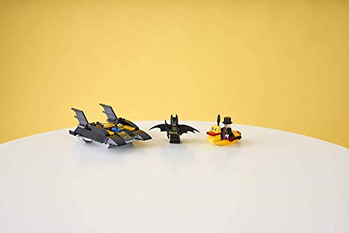 LEGO DC Batboat The Penguin Pursuit! 76158 Top Batman Building Toy for Kids, with Super-Hero Minifigures, 2 Boats, a Batarang and an Umbrella, Great Holiday or Birthday Gift (54 Pieces)