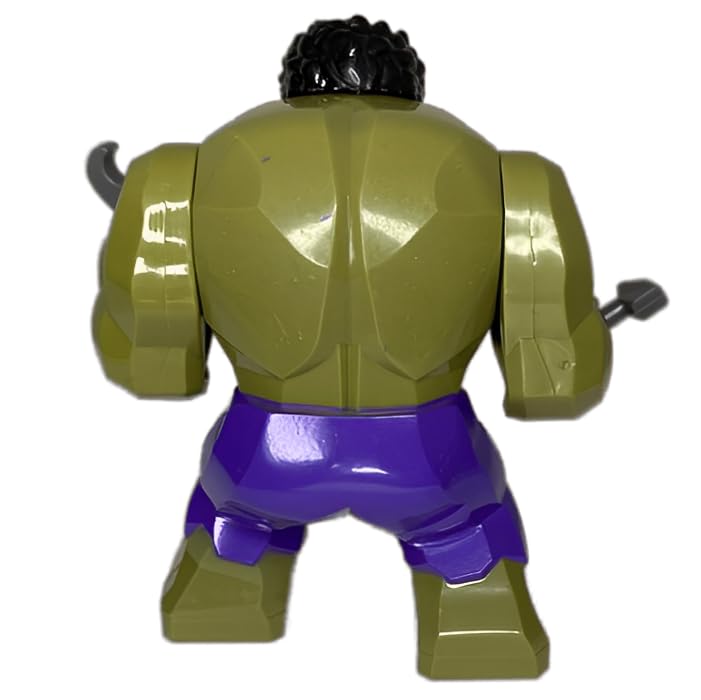 Large Action Figure Set - 2pcs | Compatible with Major Building Block Brands | Great Gift for Kids (HuIk vs. Than)