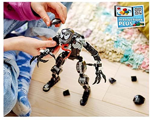 LEGO Marvel Venom Figure, 76230 Fully Articulated Super Villain Action Toy, Spider-Man Universe Collectible Set, Alien Toys for Boys and Girls