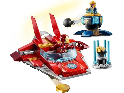 LEGO Marvel Avengers Iron Man vs. Thanos 76170 Cool, Collectible Superhero Building Toy for Kids Featuring Marvel Avengers Iron Man and Thanos Minifigures, New 2021 (103 Pieces)