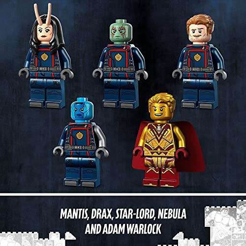 Lego Marvel The New Guardians’ Ship 76255, Spaceship Building Toy with 5 Minifigures, Collectible Model from Guardians of The Galaxy 3, Displayable Super Hero Gift Idea for Kids and Teens Ages 10+