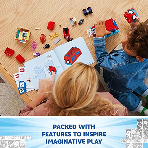 LEGO Marvel Team Spidey's Mobile Headquarters 10791 Building Set - Featuring Miles Morales and Black Panther Minifigures, Spidey and His Amazing Friends Series, for Boys, Girls, and Kids Ages 4+