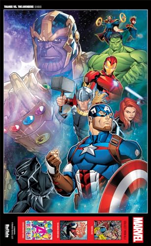 Buffalo Games - Marvel - Thanos Vs. The Avengers - 500 Piece Jigsaw Puzzle for Adults Challenging Puzzle Perfect for Game Nights - Finished Size 21.25 x 15.00