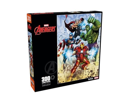 Buffalo Games - Marvel - I Am an Avenger! - 300 Large Piece Jigsaw Puzzle for Adults Challenging Puzzle Perfect for Game Nights - Finished Size 21.25 x 15.00