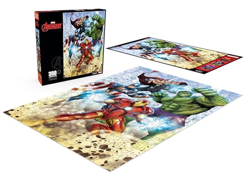 Buffalo Games - Marvel - I Am an Avenger! - 300 Large Piece Jigsaw Puzzle for Adults Challenging Puzzle Perfect for Game Nights - Finished Size 21.25 x 15.00
