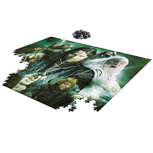 Winning Moves Games Top Trumps Lord of The Rings Heroes of Middle Earth 1000 Piece Puzzle