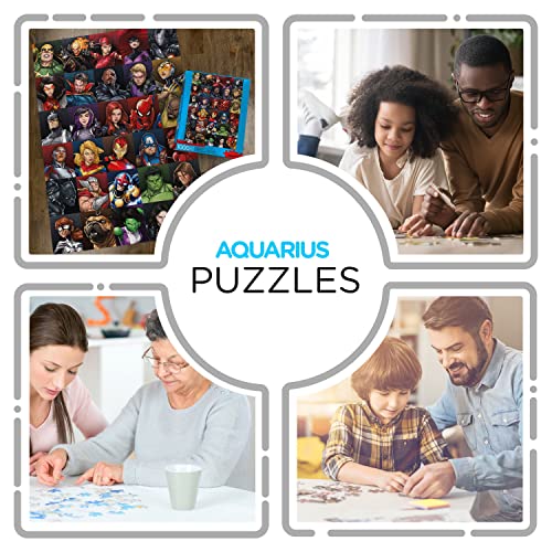 AQUARIUS Marvel Puzzle Superheroes (1000 Piece Jigsaw Puzzle) - Officially Licensed Marvel Merchandise & Collectibles - Glare Free - Precision Fit - 20 X 28 Inches