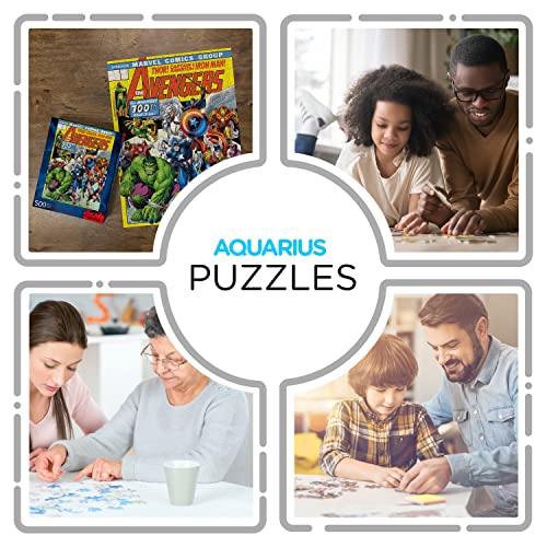 AQUARIUS Marvel Avengers Puzzle (500 Piece Jigsaw Puzzle) - Officially Licensed Marvel Merchandise & Collectibles - Glare Free - Precision Fit - 14 x 19 Inches