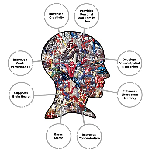 AQUARIUS Marvel Spider-Man Heroes Puzzle (3000 Piece Jigsaw Puzzle) - Officially Licensed Marvel Comics Merchandise & Collectibles - Glare Free - Precision Fit - 32x45 Inches