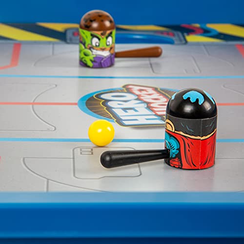 Marektoy Hero Hockey | Fast Action Hockey Game with Magnets | Skill and Dexterity Game for Adults and Kids | Fun Family Game | Ages 5 and up | 2 Players | Average Playtime 10 Minutes