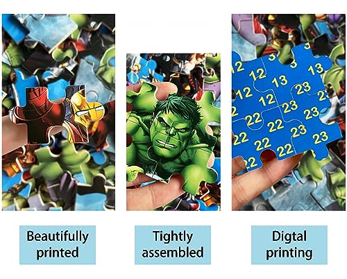 NEILDEN Puzzles for Kids Ages 4-6, 60 Pieces Jigsaw Puzzles for Kids Ages 8-10, Kids Puzzles in a Metal Box, Educational Learning Puzzle Toys for Girls and Boys