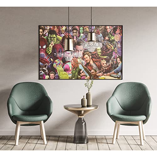 Puzzles for Adults 1000 Pieces, Marvel Avengers Assemble Puzzle, Anti-Glare & Precision Fit Unique Superhero Collection, Ideal Gift for Marvel Fans & Family Bonding Activity