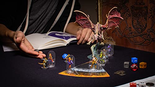 Arcknight Flat Plastic Miniatures: Supers!; 62 Unique Superhero-Themed Minis for Starfinder; Affordable, Skinny Figurines for SF, Shadowrun, and Other Tabletop RPG Games