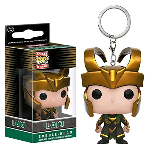 CAFELE Superhero Action Figures Superhero Keychain Toys Figure Anime Collection Model for Birthday Gift with Box
