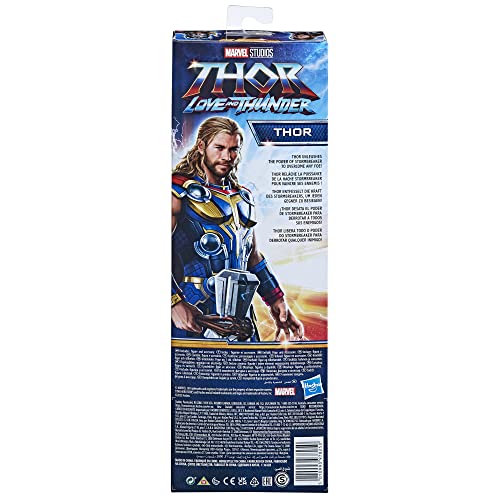 Marvel Marvel Avengers Titan Hero Series Thor Toy, 12-Inch-Scale Thor: Love and Thunder Action Figure with Accessory, Toys for Kids Ages 4 and Up