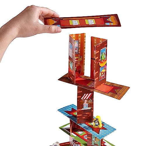 HABA Rhino Hero Super Battle - A Turbulent 3D Stacking Game Fun for All Ages (Made in Germany)