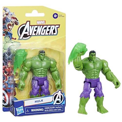Marvel Epic Hero Series Hulk Deluxe Action Figure, 4-Inch-Scale, Avengers Super Hero Toys for Kids 4 and Up