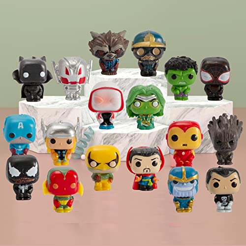 24 PCS Super Hero Action Figures Superheroes Toys for Boys Marvel Legends Ornaments Justice League Set Cake Toppers Happy Birthday Avenger Decorations Party Supplies Gift