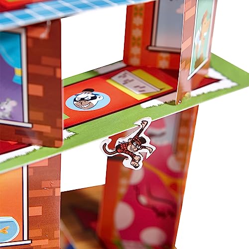 HABA Rhino Hero Super Battle - A Turbulent 3D Stacking Game Fun for All Ages (Made in Germany)