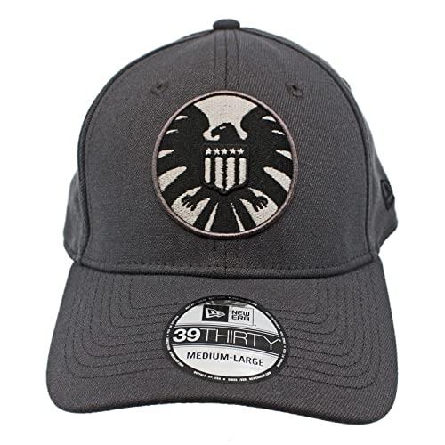 New Era Shield Graphite 3930 Flex Fit Hat - SM/MD Flex Fit (MD/LG Flex Fit)