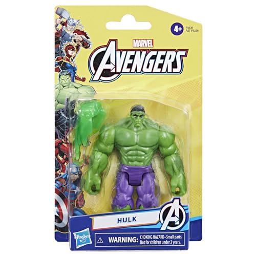 Marvel Epic Hero Series Hulk Deluxe Action Figure, 4-Inch-Scale, Avengers Super Hero Toys for Kids 4 and Up