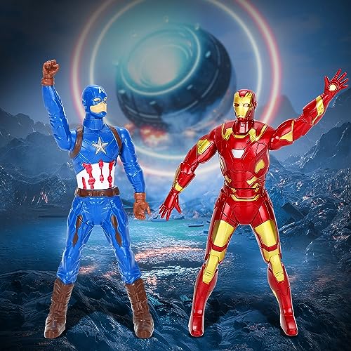 OGPIGGJA Action Figures Toys, 360-Degree Rotating Toys Press Legs Will Turn to Fight, Hand Model Intelligence Toy can Collections Display for 3-12 Years Kids Boys.