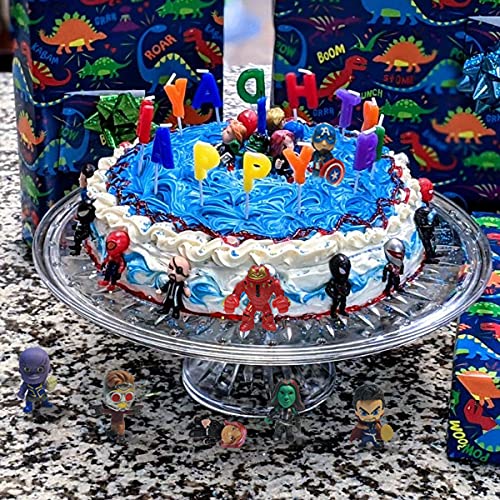 MAXTED 20 Pieces Superhero Mini Action Figures Sets Titan Hero Series Small Super Hero Toys Statues Birthday for Boys Party Gifts Cupcake Topper Figurines for Kids