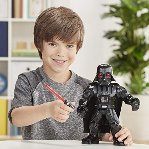 STAR WARS Galactic Heroes Mega Mighties 3-Pack - Stormtrooper, Darth Vader, and Chewbacca 10-Inch Action Figures, Kids Ages 3 and Up (Amazon Exclusive)
