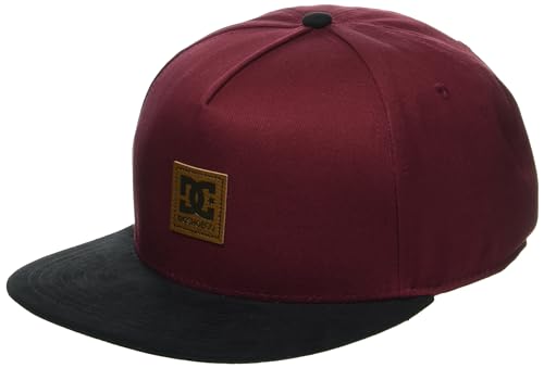 DC Men's Brackers Snapback Cap, Windsor Wine, One Size